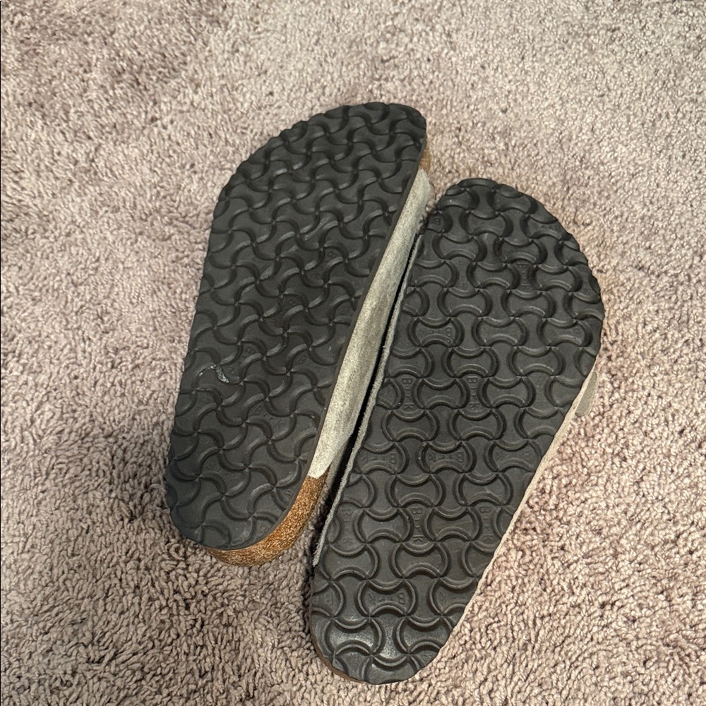 Birkenstock Gray and Brown Men's Sandals - Picture 3 of 4